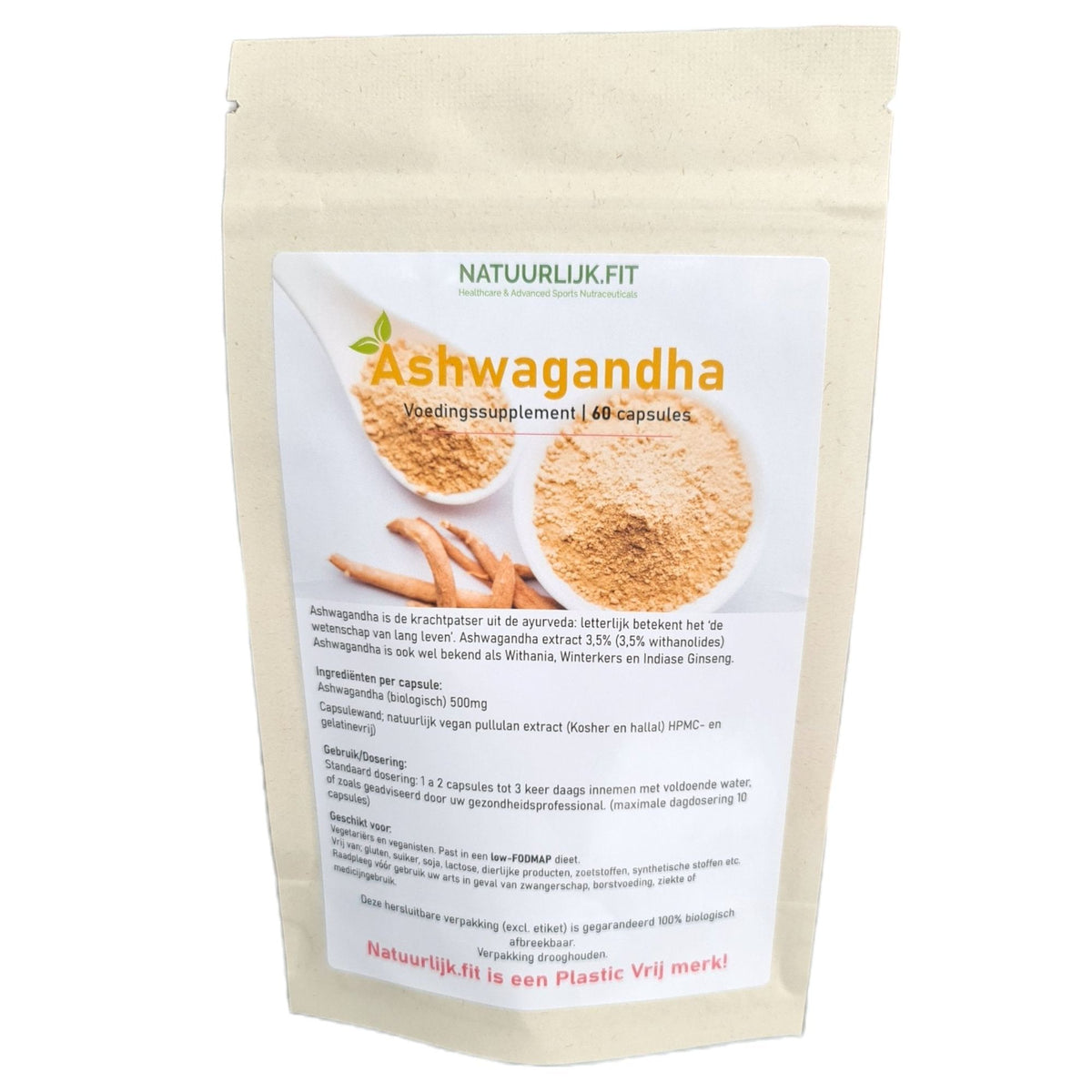 Natuurlijk.fit Ashwagandha 500 mg 60 vcaps