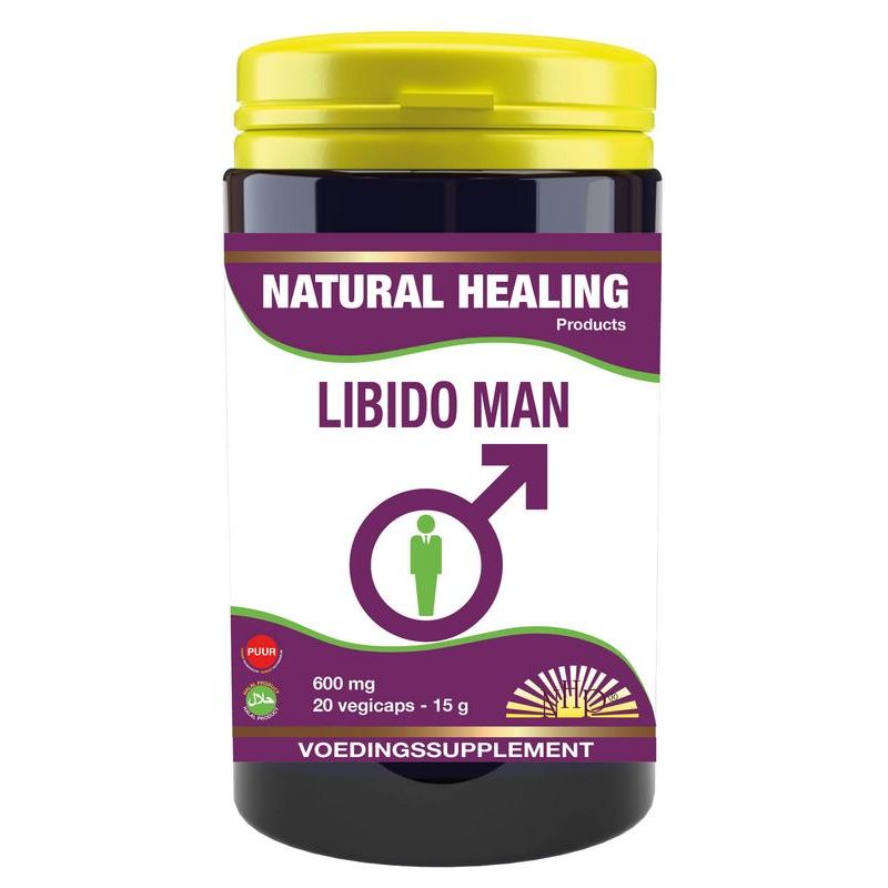 NHP Libido man 600 mg puur 20 capsules