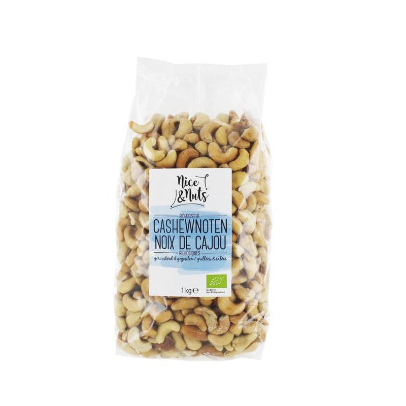 Nice & Nuts Cashewnoten en gezouten 1 kg