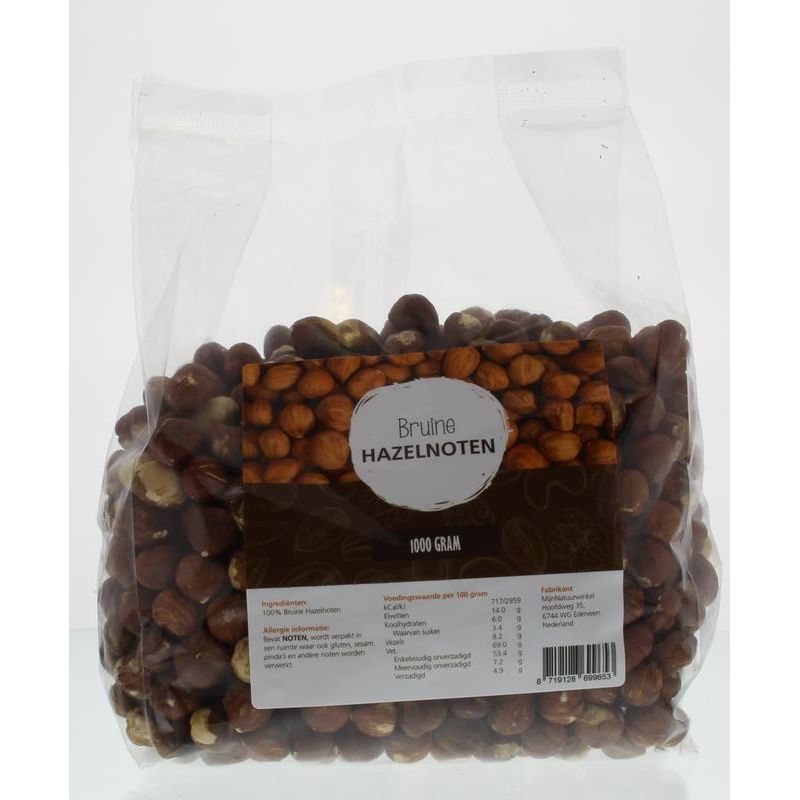 Mijnnatuurwinkel Bruine hazelnoten 1 kg