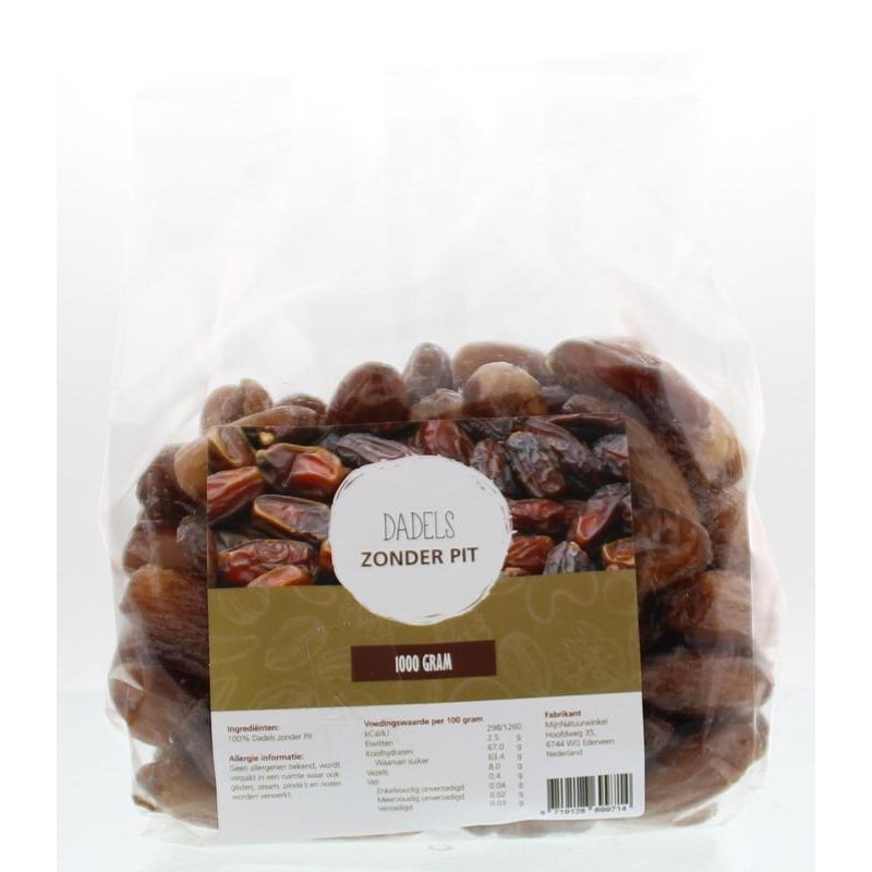 Mijnnatuurwinkel Dadels zonder pit 1 kg