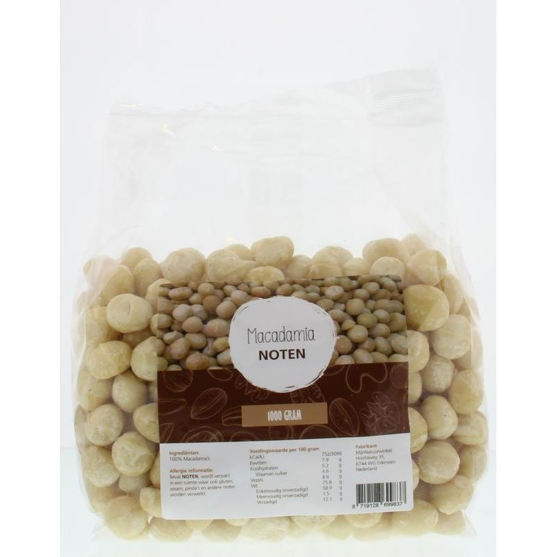 Mijnnatuurwinkel Macadamia noten 1 kg