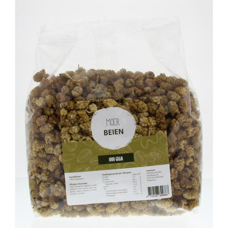Mijnnatuurwinkel Moerbeien 1 kg