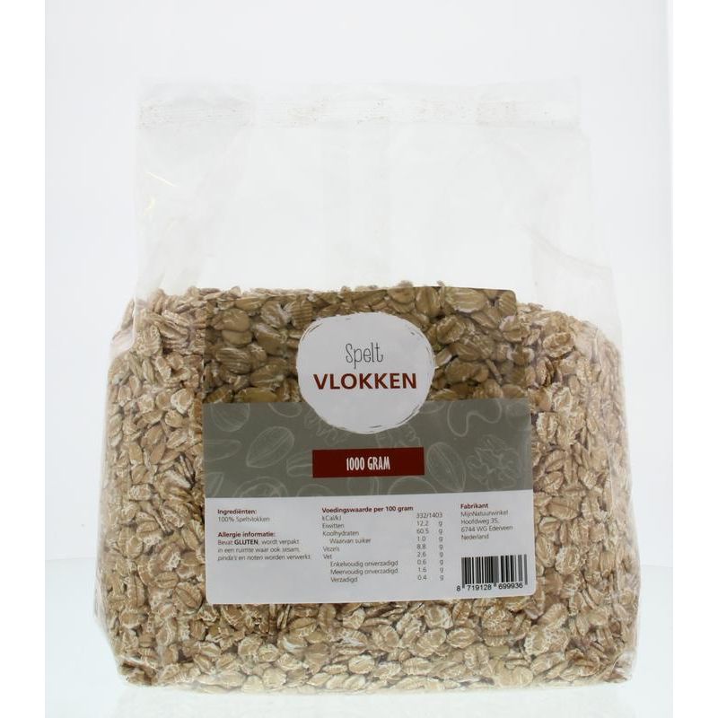 Mijnnatuurwinkel Speltvlokken 1 kg