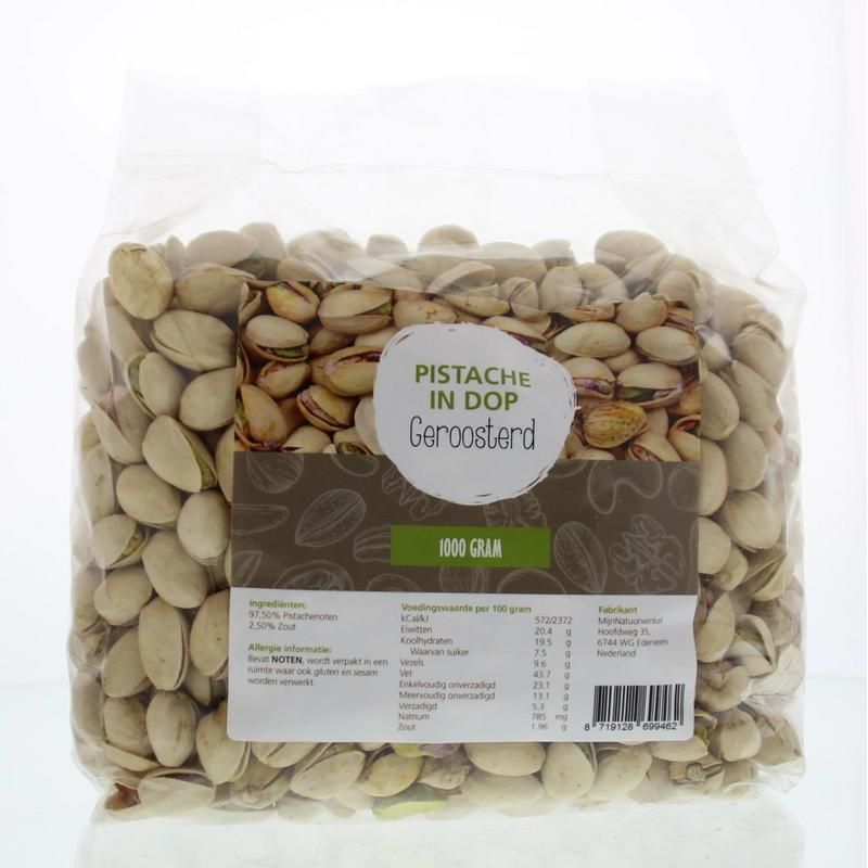 Mijnnatuurwinkel Pistache in dop 1 kg