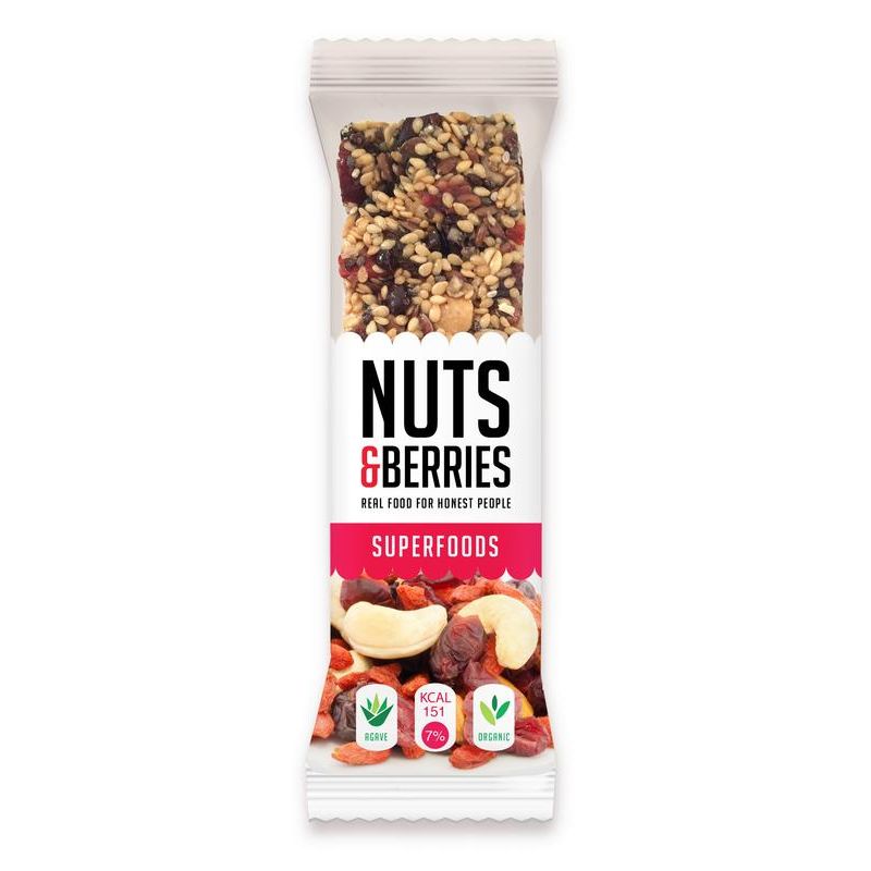 Nuts & Berries Bar superfoods 40 gram