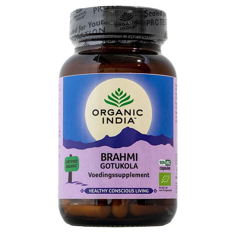 Organic India Brahmi gotu kola 90 vcaps