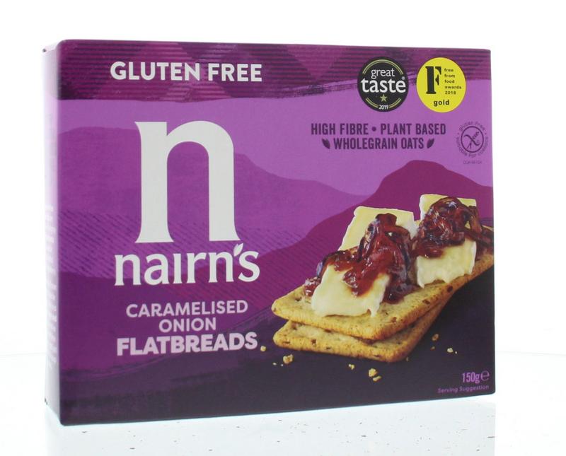 Nairns Flatbread gekarameliseerde ui 150 gram