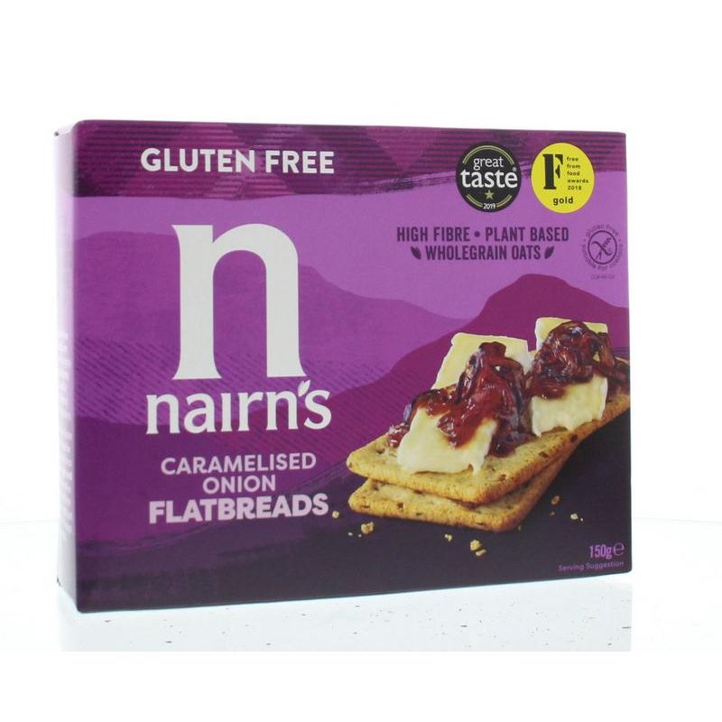 Nairns Flatbread gekarameliseerde ui 150 gram (afbeelding 2)