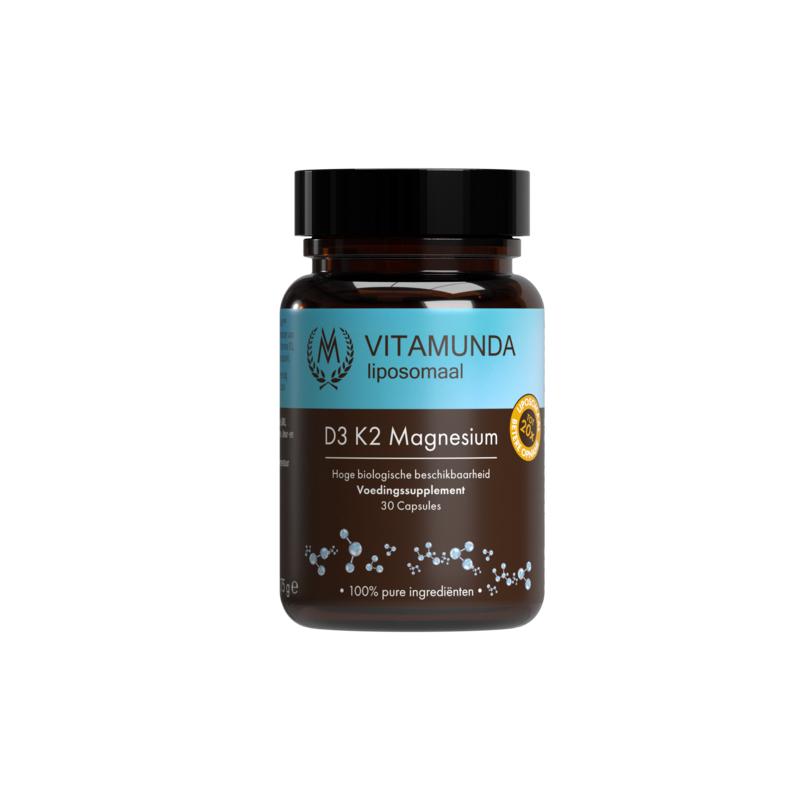 Vitamunda Liposomale magnesium D3 K2 30 vcaps