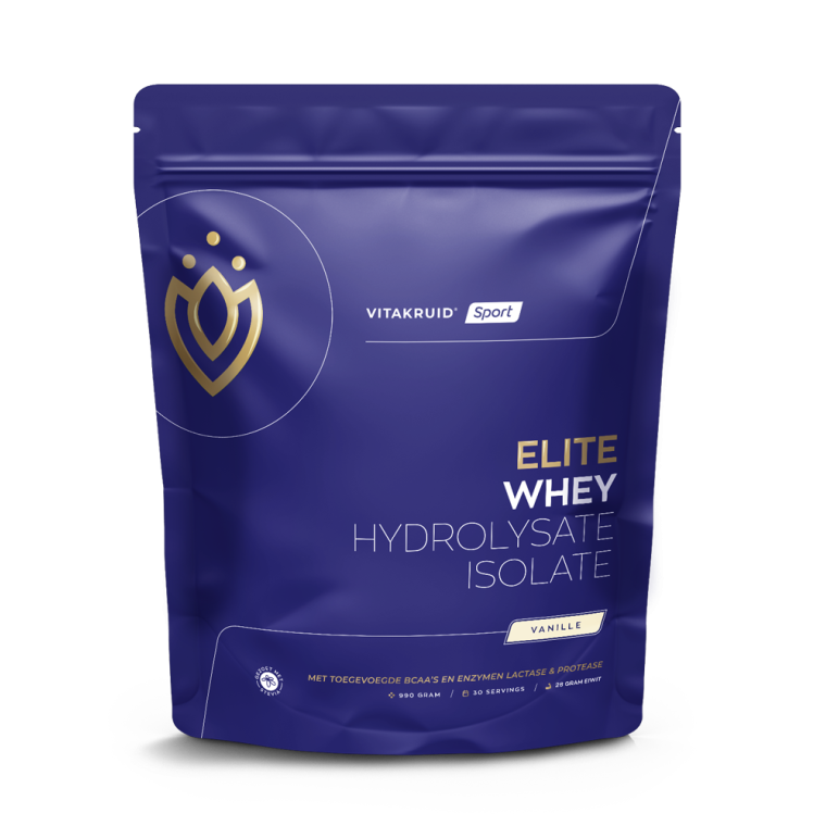Vitakruid Elite whey Protein Vanille 990 gram