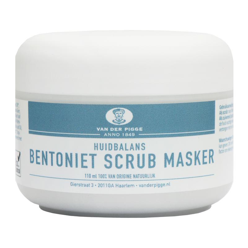 van der Pigge Huidbalans bentoniet scrub masker 110 ml