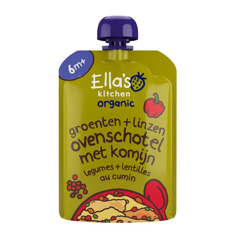 Ella's Kitchen Groene ovenschotel met linzen 6+ mnd biologisch 130 gram