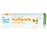 Green People Kids Tandpasta mandarijn & aloë vera met fluoride biologisch 50 ml