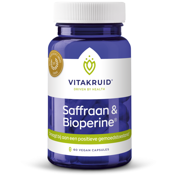 Vitakruid Saffraan & Bioperine 60 vcaps