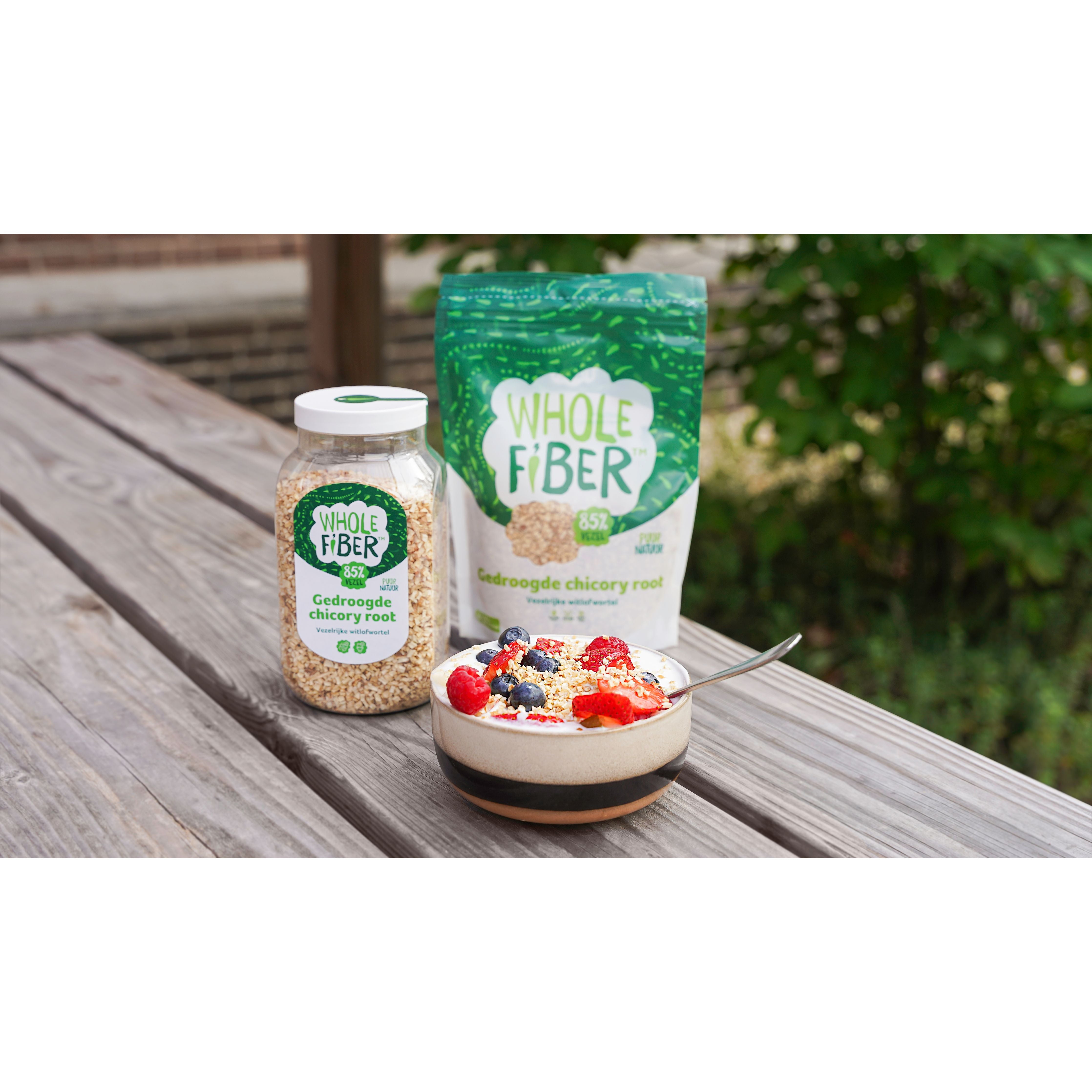 Wholefiber Whole fiber chicoryroot gedroogd 175 gram