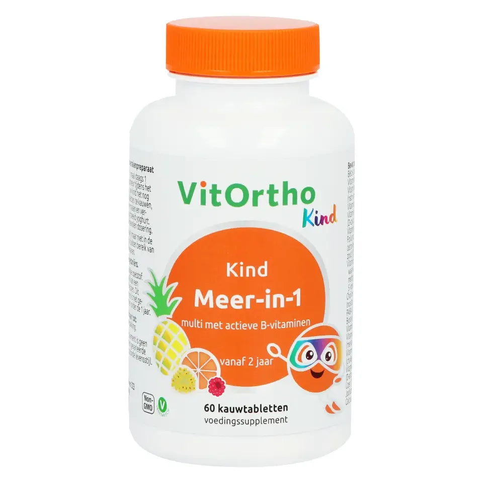Vitortho Meer in 1 kind 60 kauwtabletten (afbeelding 1)