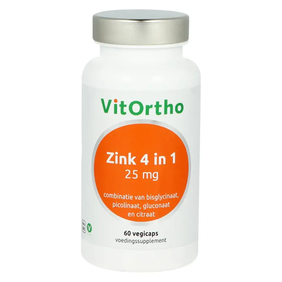 Vitortho Zink 4-in-1 60 vcaps (afbeelding 1)