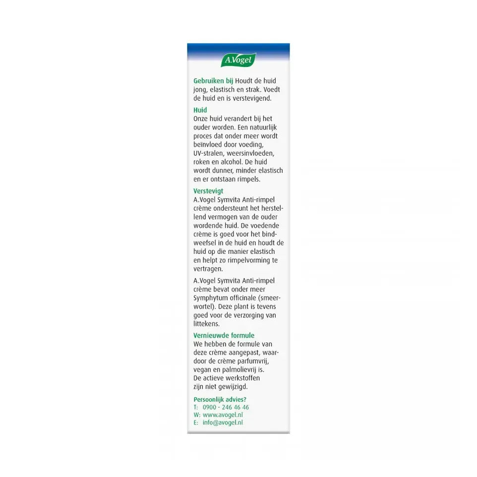 A.Vogel Symvita anti-rimpel creme 30 gram