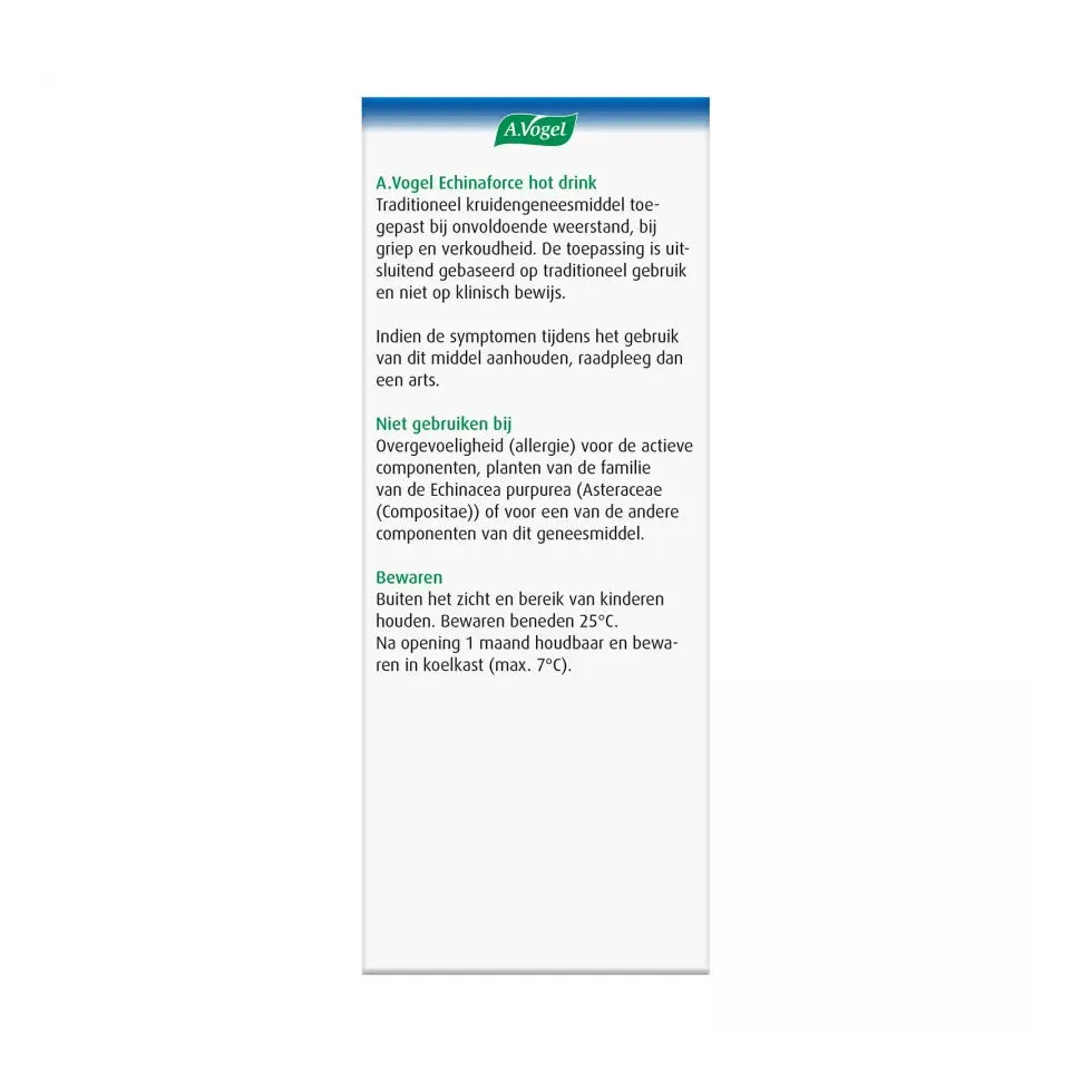 A.Vogel Echinaforce hotdrink 100 ml