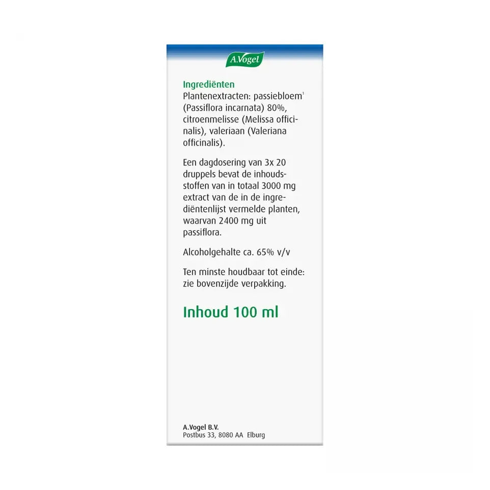 A.Vogel Passiflora rustgevende druppels 100 ml