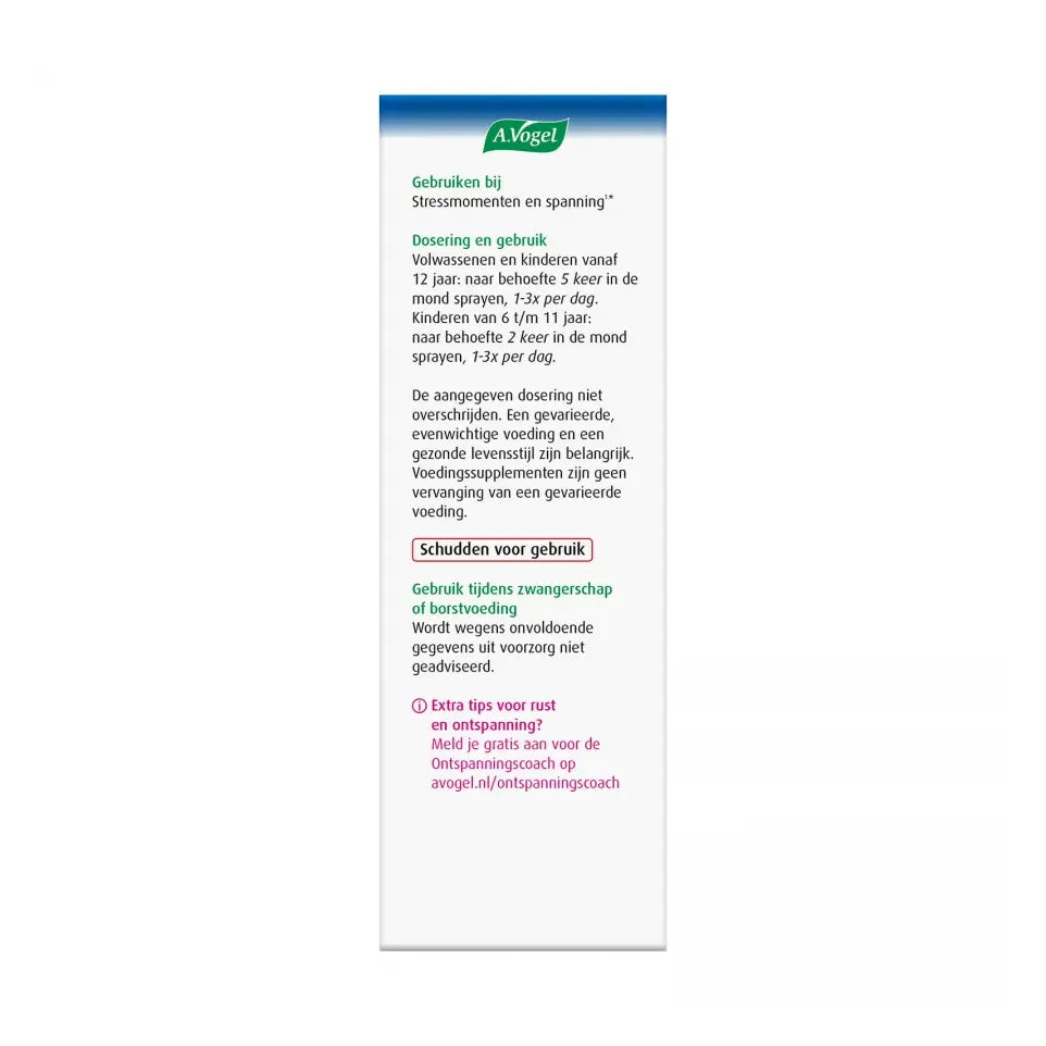 A.Vogel Passiflora rustgevende spray 20 ml