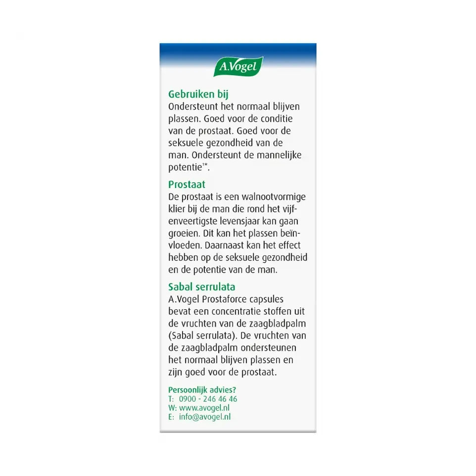 A.Vogel Prostaforce 30 capsules (afbeelding 3)