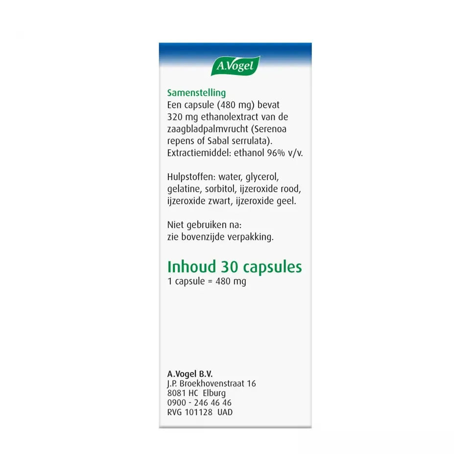 A.Vogel ProstaforceMed 30 capsules (afbeelding 5)