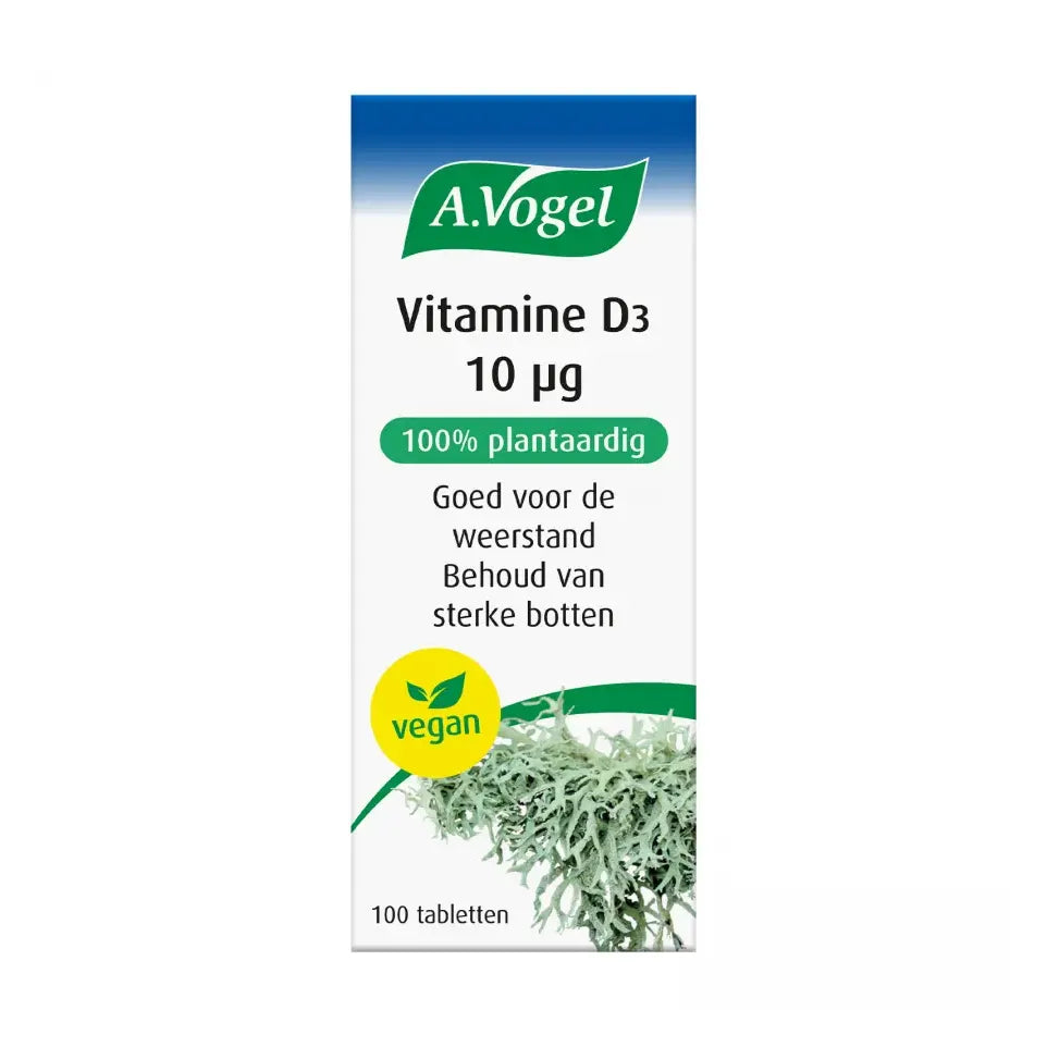 A.Vogel Vitamine D3 10ug 100 tabletten