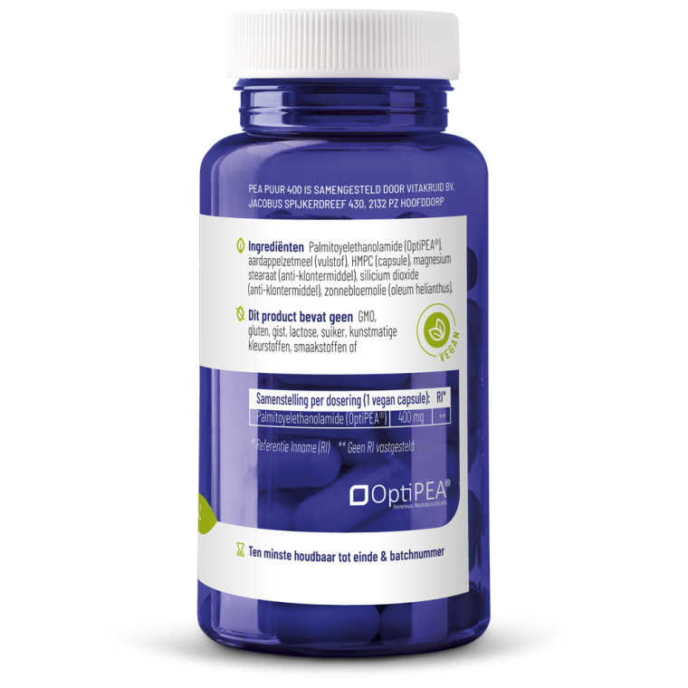 Vitakruid Pea Puur 400 60 vcaps