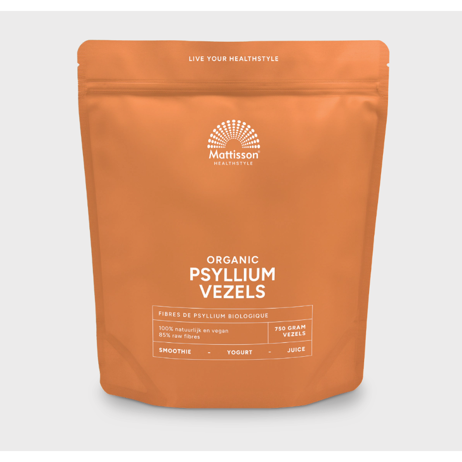 Mattisson Organic psylliumvezels biologisch 750 gram