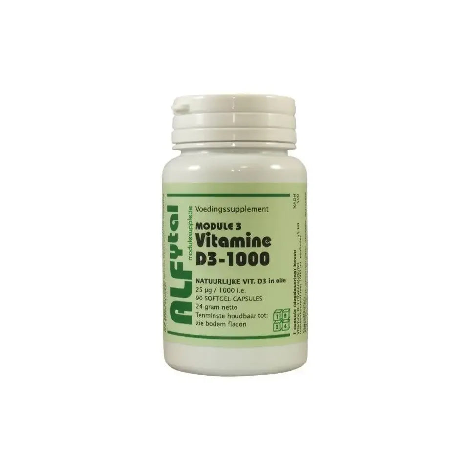 Alfytal Vitamine D3-1000 90 softgels