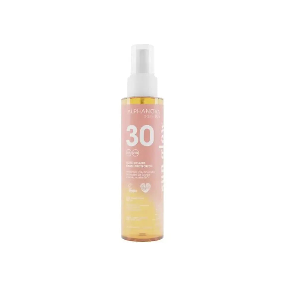 Alphanova Protective sun oil sun glow SPF30 125 ml