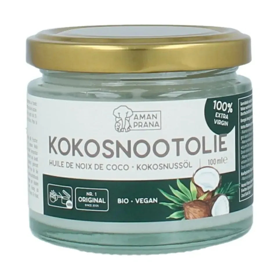 Amanprana Kokosnootolie biologisch 100 ml