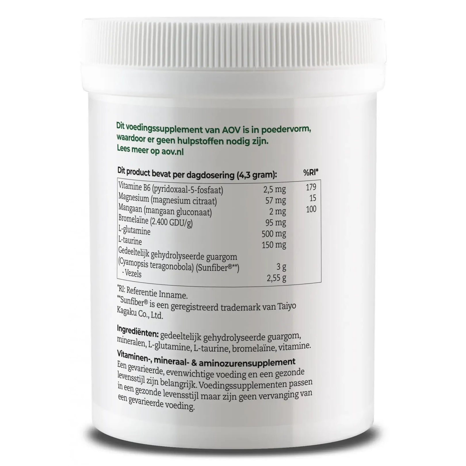 AOV 103 L-Glutamine complex 190 gram
