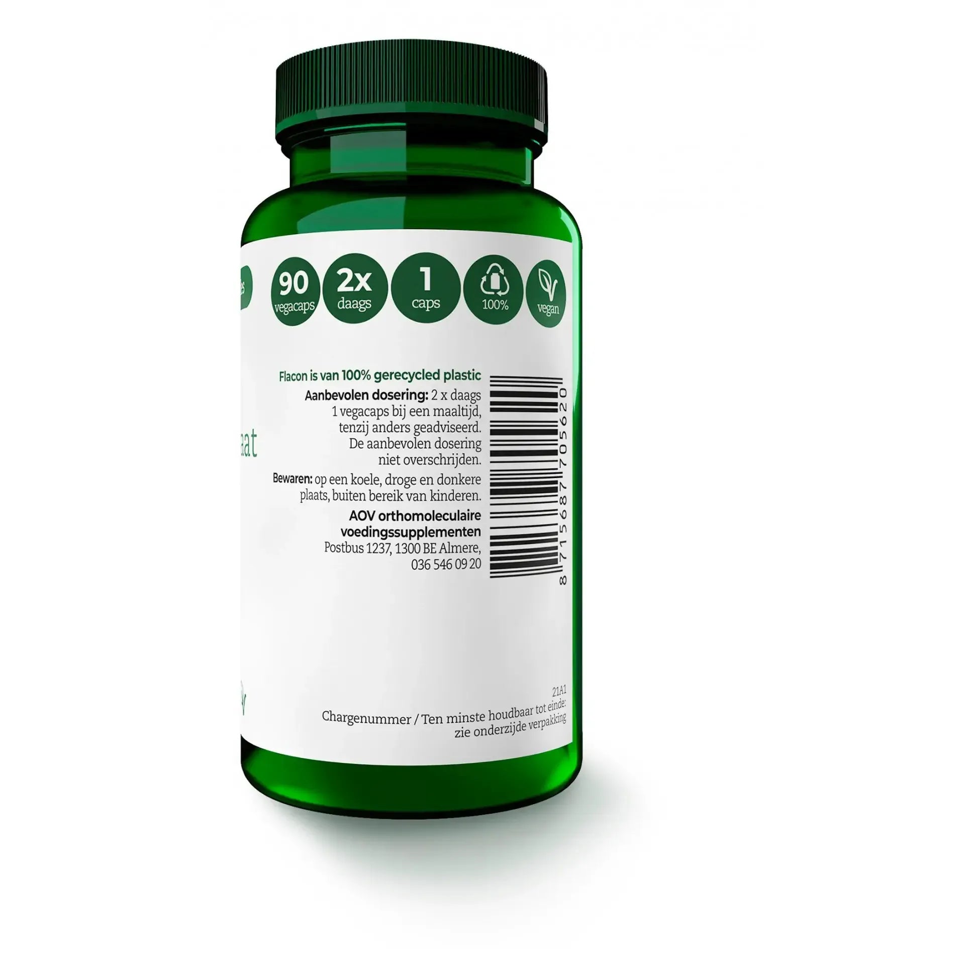 AOV 562 Kalium citraat 200 mg 90 vcaps