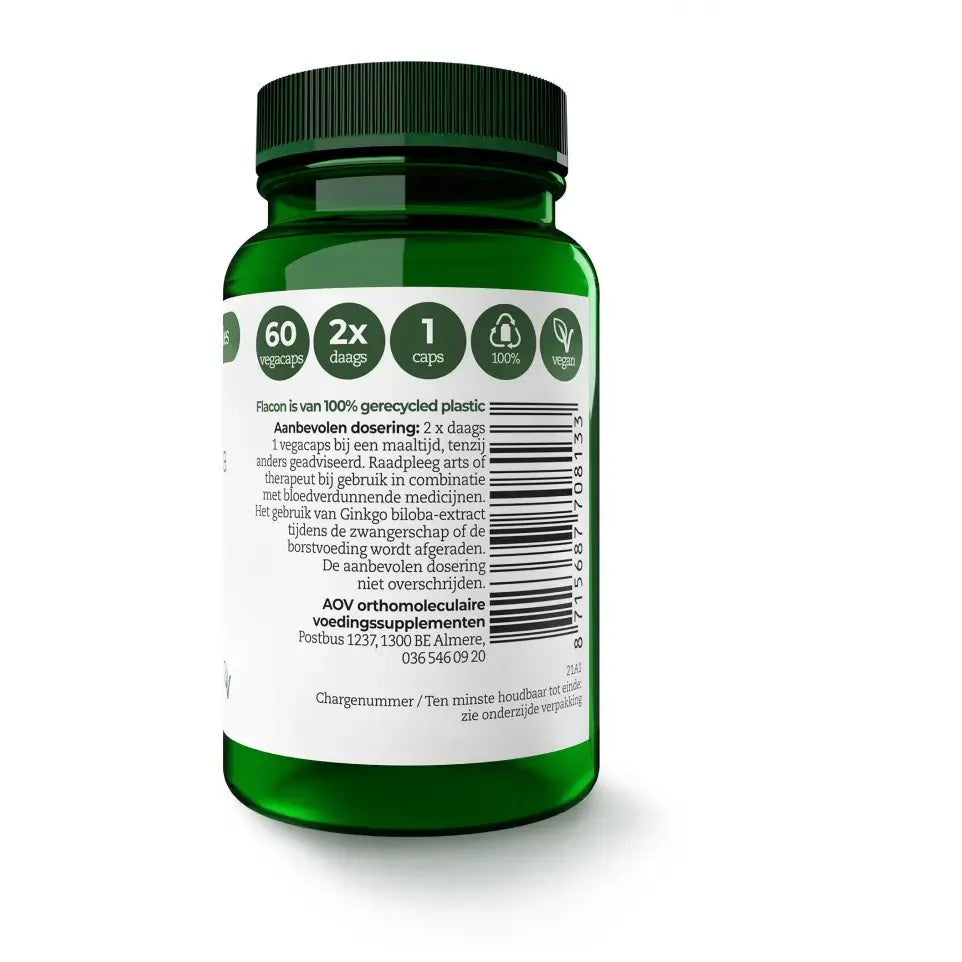 AOV 813 Ginkgo biloba extract 60 vcaps