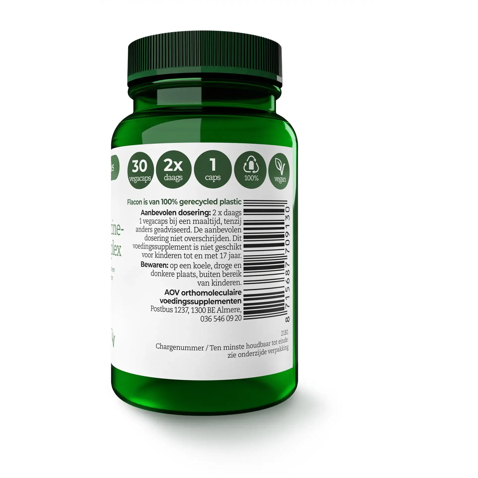 AOV 913 Glutamine- glycine & cysteinecomplex 30 vcaps