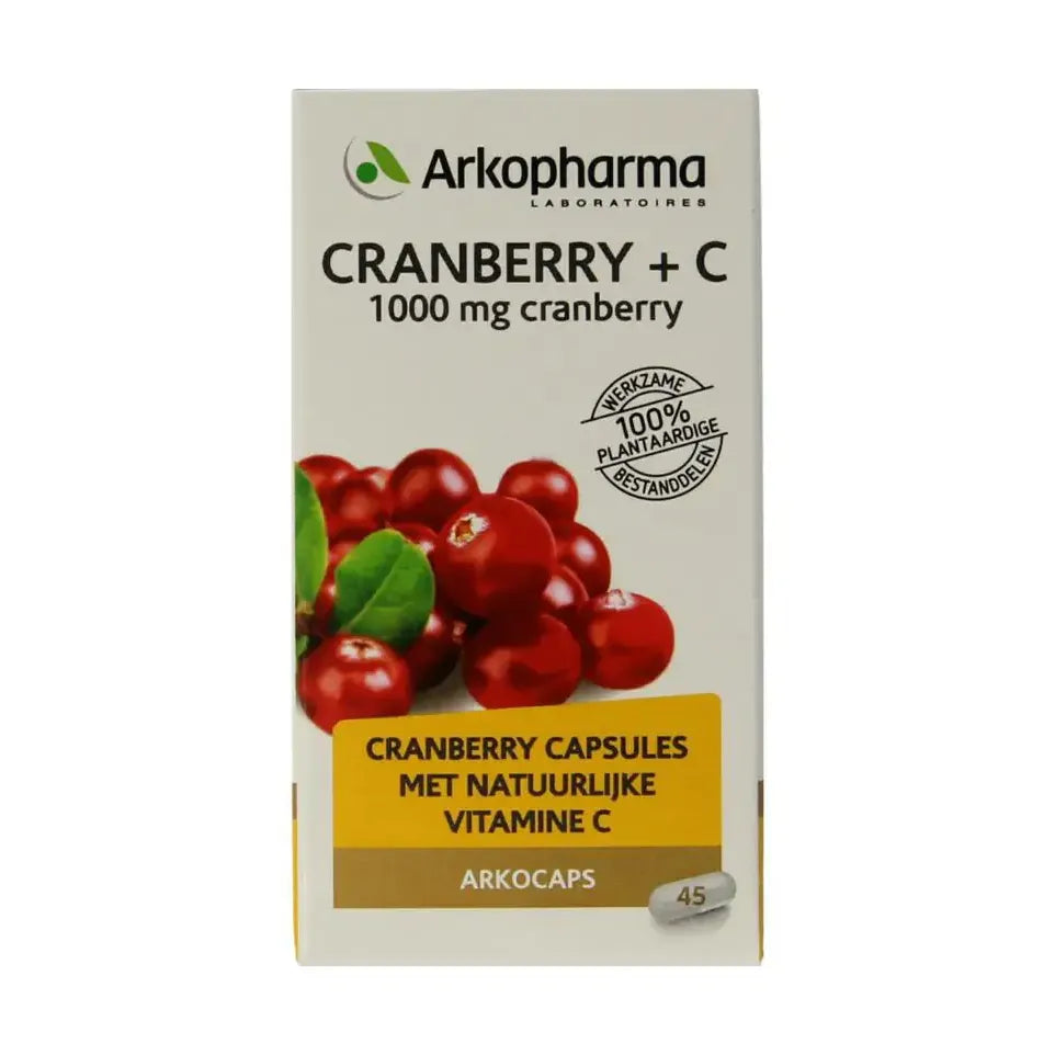 Arkopharma Arkocaps Cranberry & Vitamine C 45 capsules (afbeelding 1)
