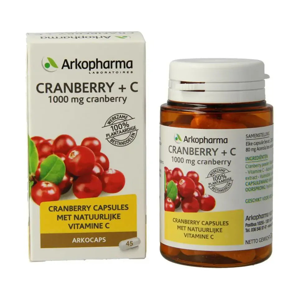Arkopharma Arkocaps Cranberry & Vitamine C 45 capsules (afbeelding 2)