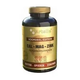 Artelle Calcium/magnesium/zink 250 tabletten
