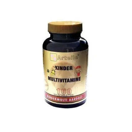 Artelle Kindermulti aardbei 100 kauwtabletten