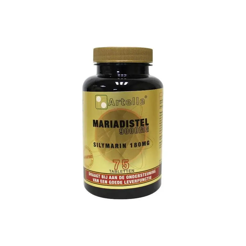 Artelle Mariadistel 9000 mg silymarin 180 mg 75 tabletten