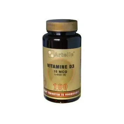 Artelle Vitamine D3 15 mcg 100 capsules