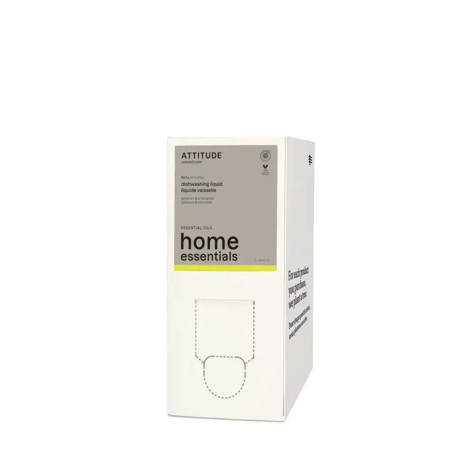Attitude Home afwasmiddel geranium & citroengras 2 liter