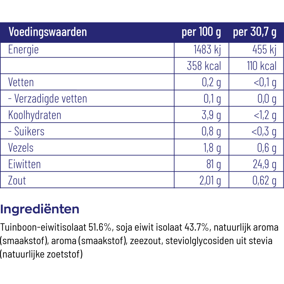 Vitakruid Vegan Protein Soft Vanilla