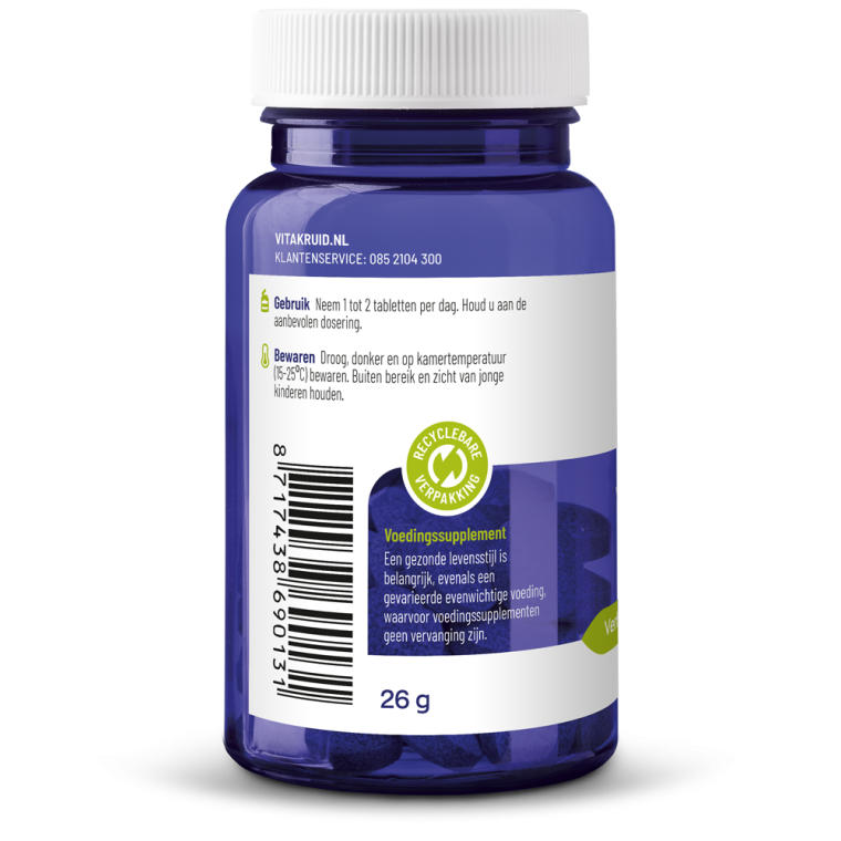 Vitakruid Vitamine D3 5 mcg 250 tabletten