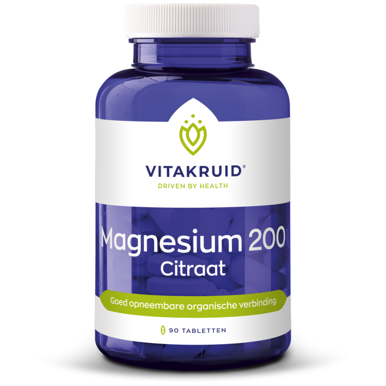 Vitakruid Magnesium 200 citraat 90 tabletten