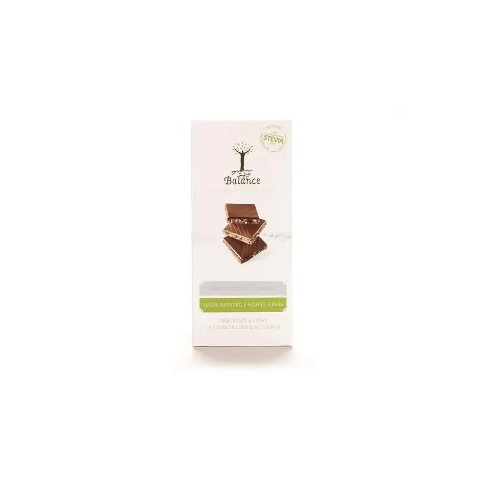 Balance Choco stevia tablet melk/kokoscreme 85 gram