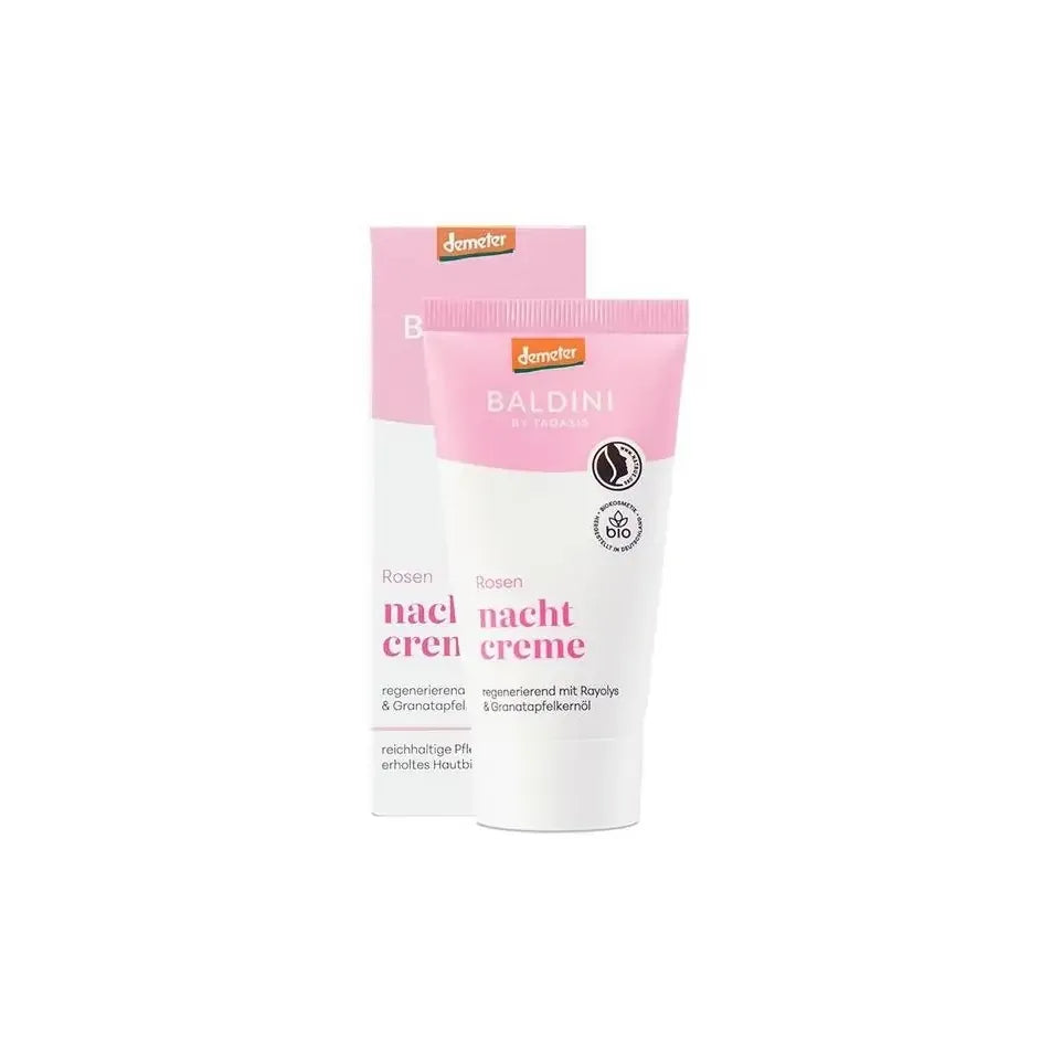 Baldini Nachtcreme rijk rose demeter 50 ml